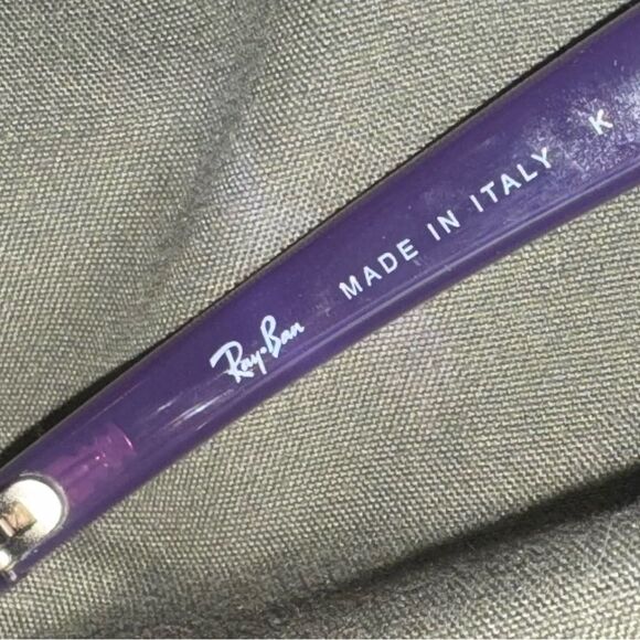 VINTAGE Ray-Ban Gradient  Midnight Purple & White ClubMaster Cat-Eye Sunglasses main image 4